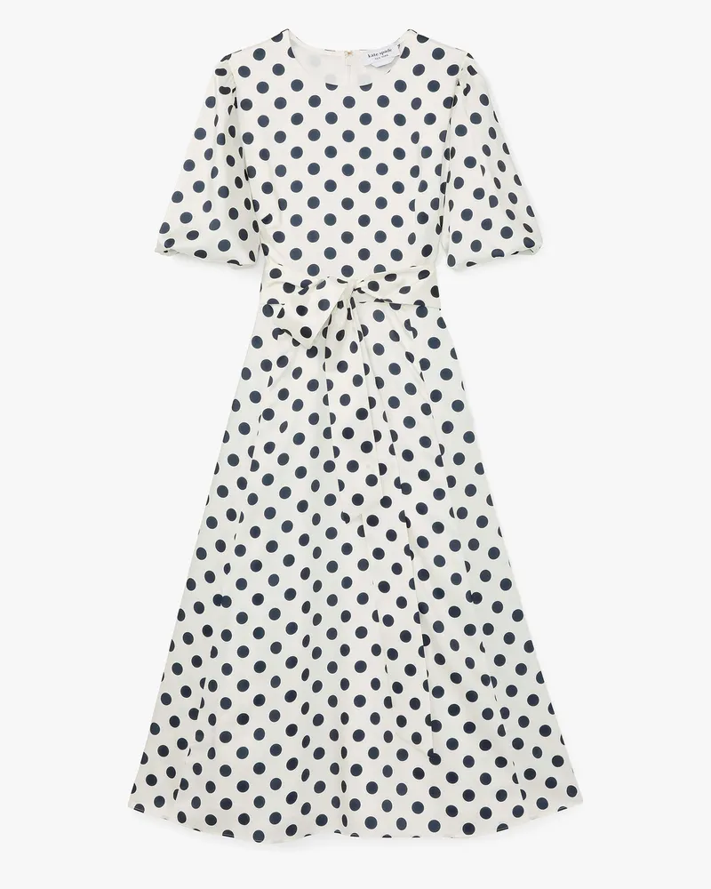Kate Spade Breezy Matinee-Kleid Mit Punkten Black