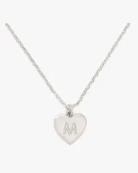 Kate Spade Initial Here M-anhänger Silver