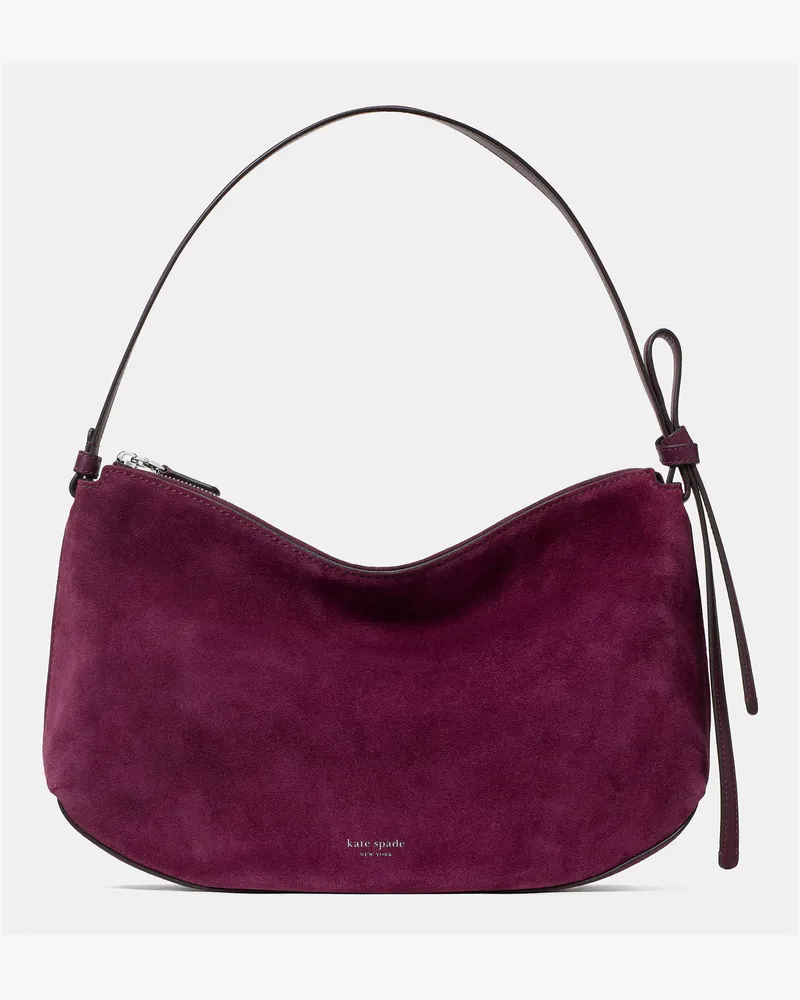 Kate Spade Kate Spade Loop Große Schultertasche Aus Wildleder für Frauen in Violette Achat Violette