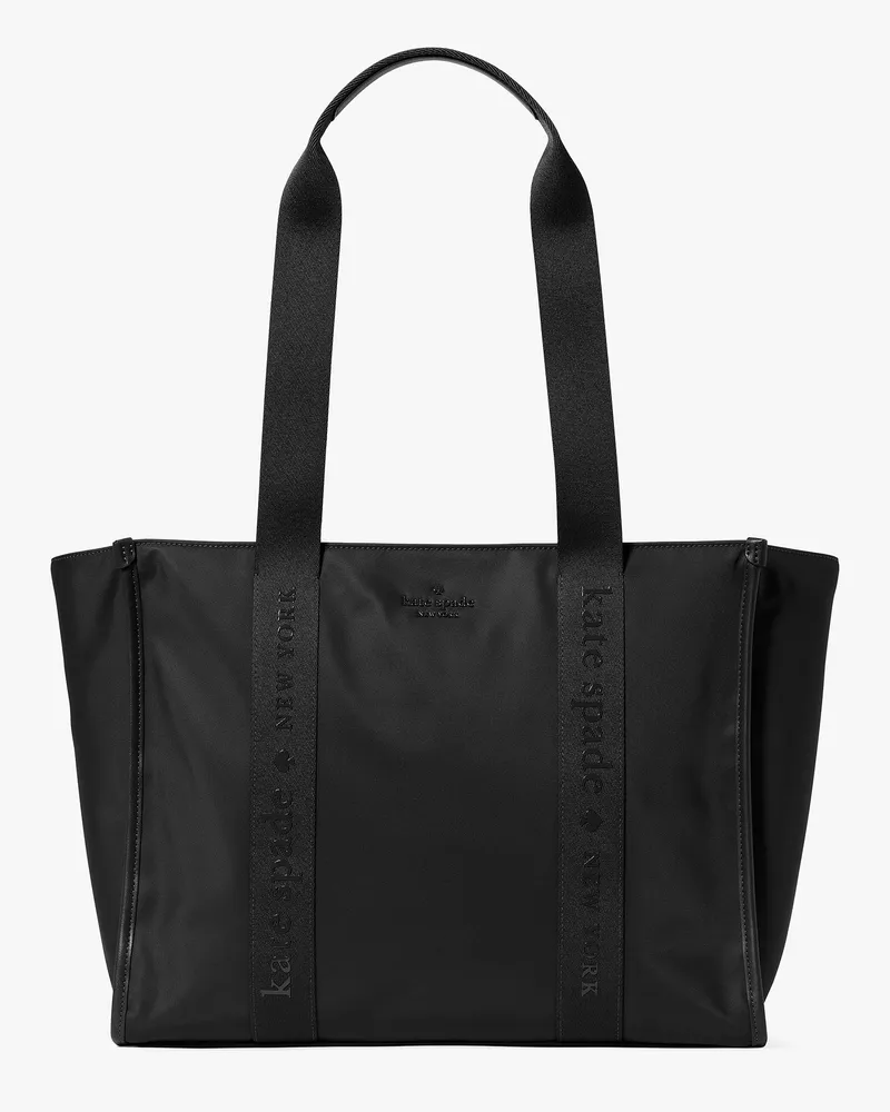 Kate Spade Kip Tote Bag Aus Nylon, Groß Black