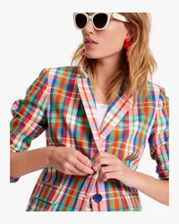 Kate Spade Coastal Blazer aus Seersucker, Kariert Multicolor