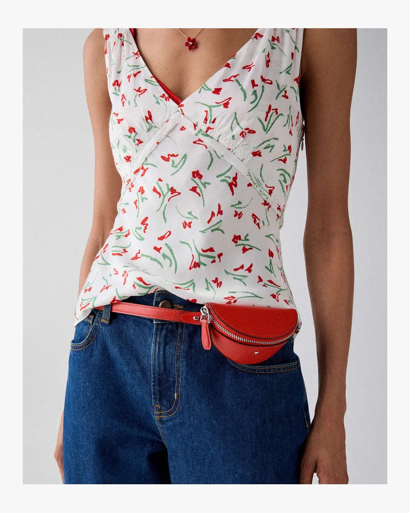Kate Spade Kate Spade Duo Geflochtene Crossbody-Tasche für Frauen in Erbstück Tomate Erbstück