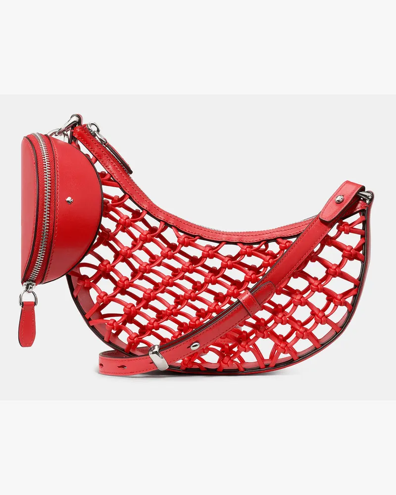 Kate Spade Kate Spade Duo Geflochtene Umhängetasche für Frauen in Erbstück Tomate Erbstück
