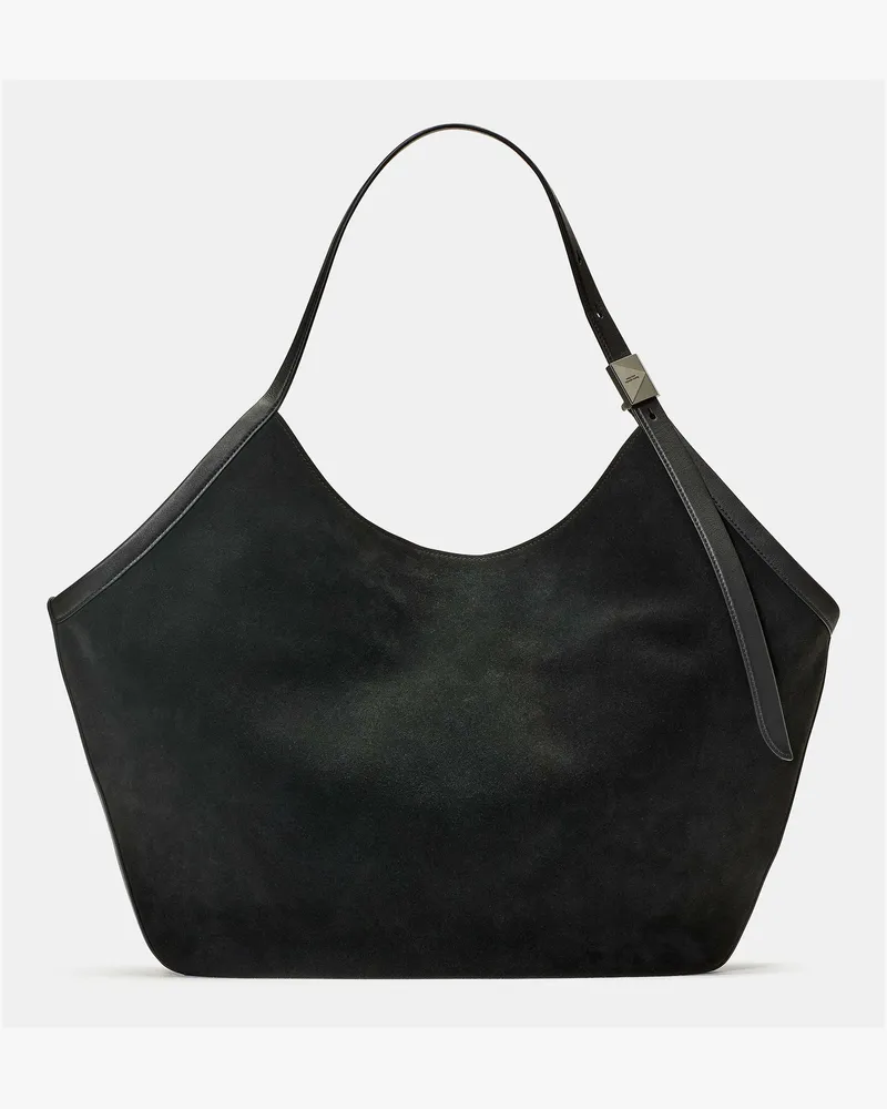 Kate Spade Kate Spade Deco Wildleder Große Tulpen-Shopper für Frauen in Schwarz | Wildleder Schwarz