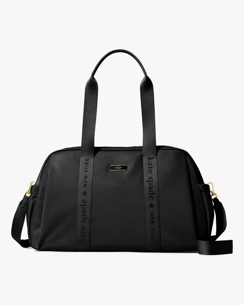 Kate Spade Carter Weekender Aus Nylon, Groß Black