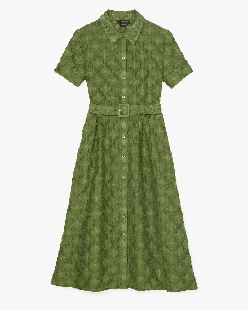 Kate Spade Midi-Hemdkleid Mit Gürtel Fairytale