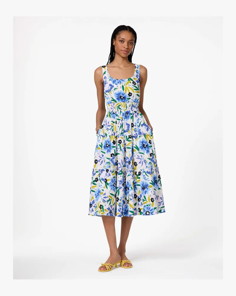 Kate Spade Festive Kleid Mit Blumenmuster, Gestuft Multicolor
