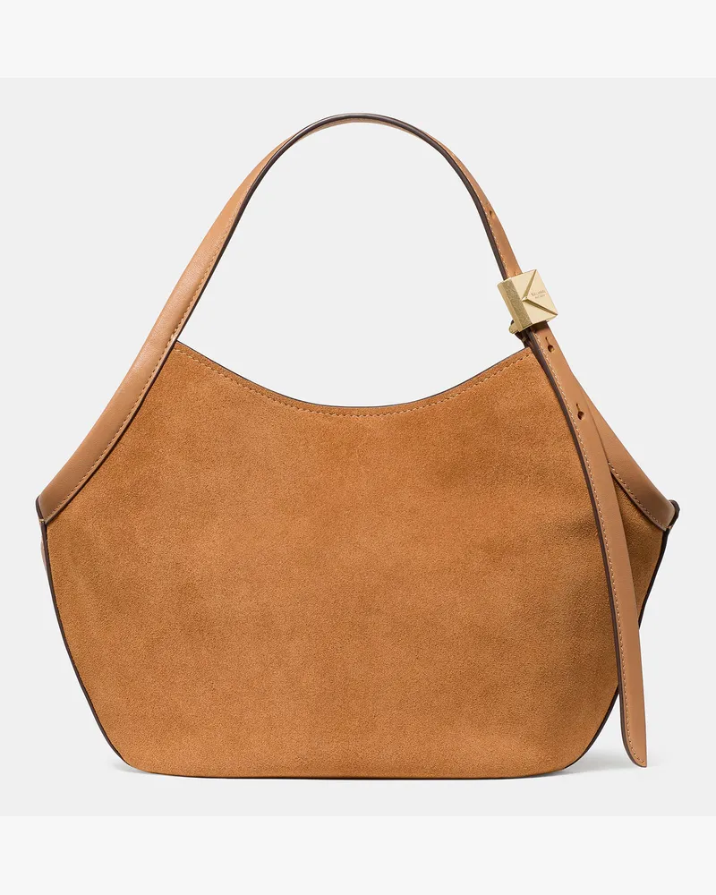 Kate Spade Kate Spade Deco Suede Kleine Tulpen-Tote für Frauen in Gartenerde | Wildleder Gartenerde