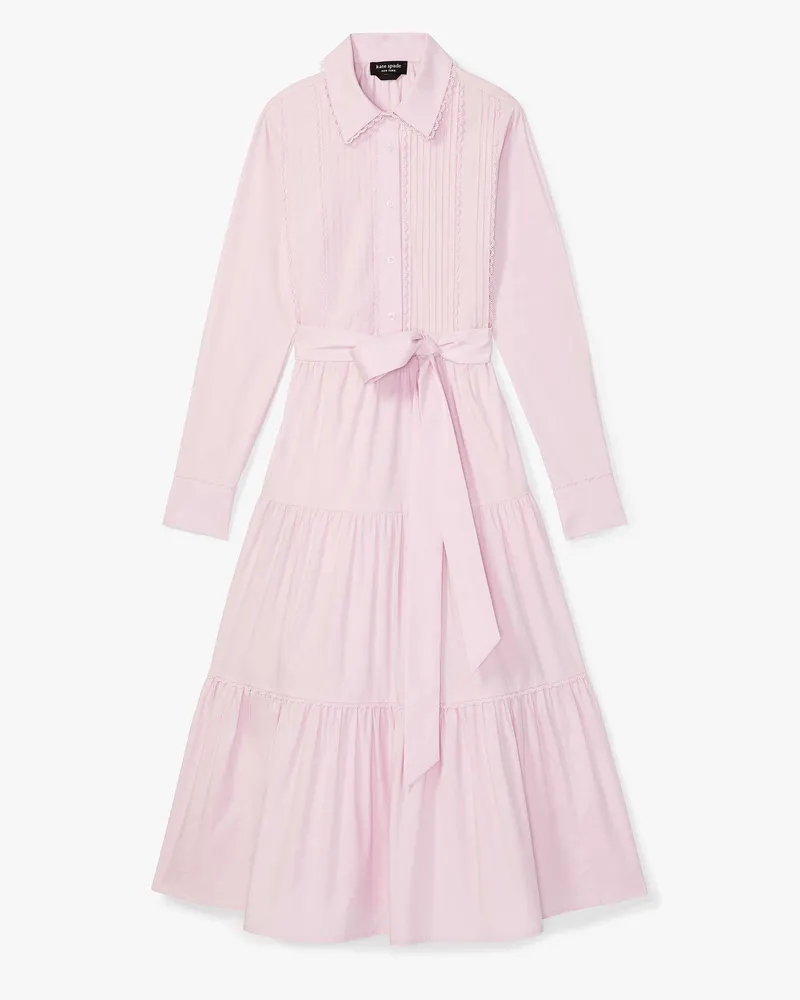 Kate Spade Hemdkleid Mit Biesen, Gestuft Pink