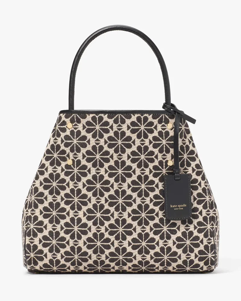 Kate Spade Spade Flower Everything Tote Bag Aus Jacquard, Mittelgroß Sand