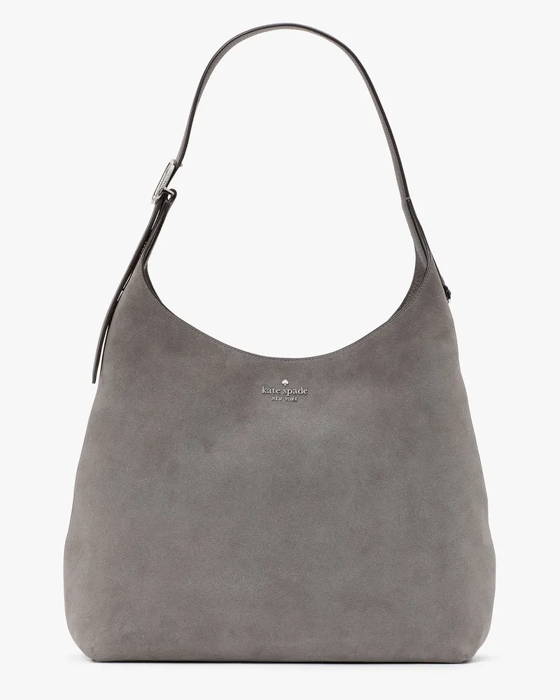Kate Spade Kate Spade 454 Schultertasche Aus Wildleder, Groß für Frauen in Hasengrau | Wildleder Hasengrau