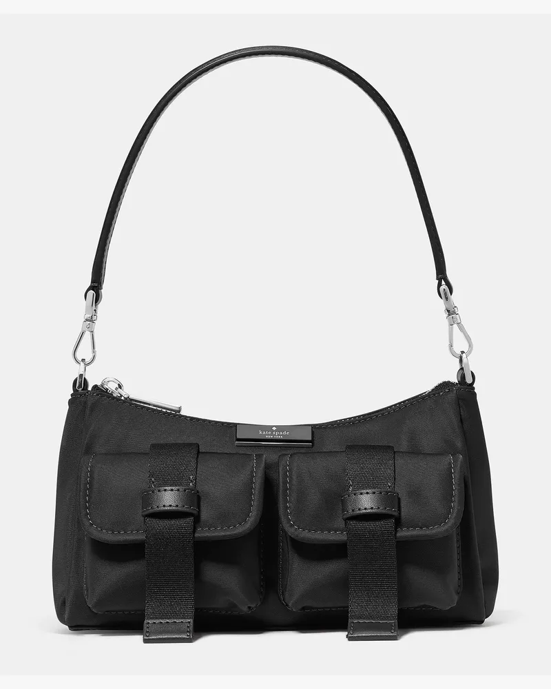 Kate Spade Kate Spade Carter Ksnyl Cargo-Umhängetasche für Frauen in Schwarz | Nylon Schwarz