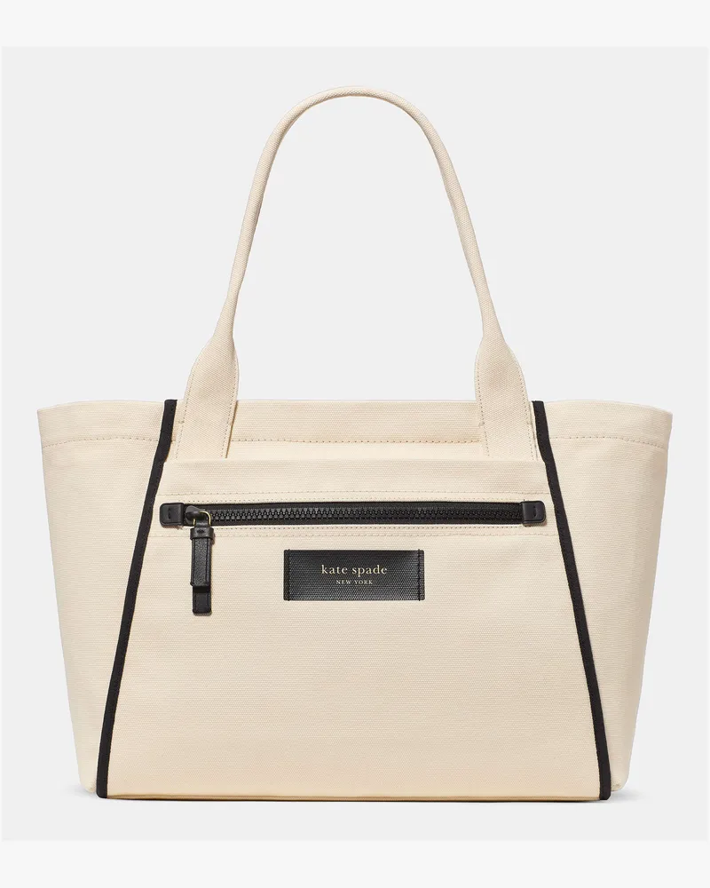 Kate Spade Kate Spade Dash Large Canvas Tote für Frauen in Naturfarben | Leinwand Naturfarben