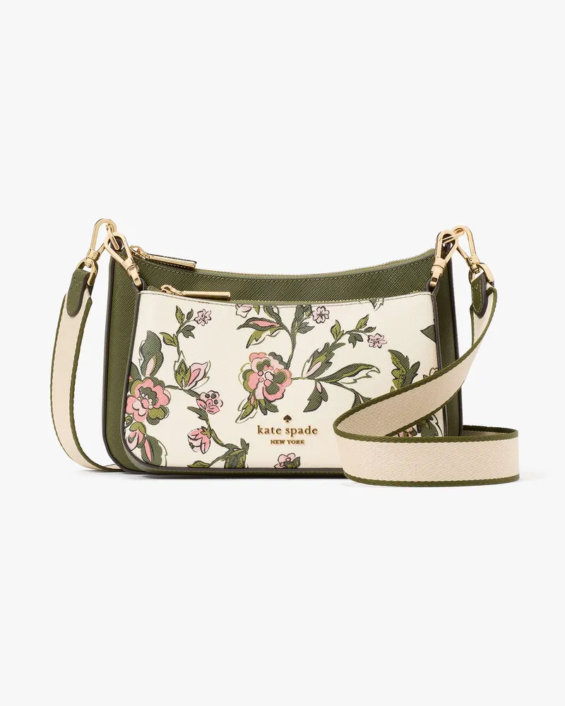 Kate Spade Duet Kleine Umhängetasche Mit Blumenmotiv Meringue