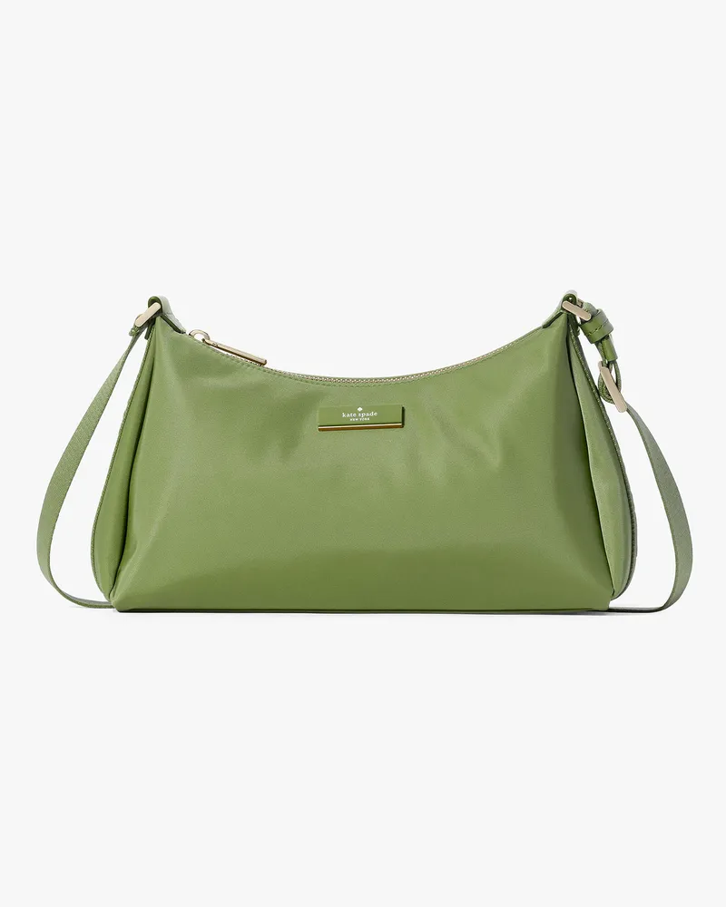 Kate Spade Carter Schultertasche Aus Nylon, Klein Cedar