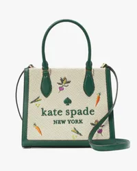 Kate Spade Ellie Harvest Tote Bag mit Stickerei, klein Green