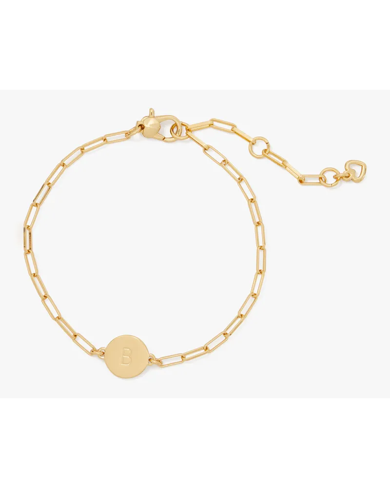 Kate Spade Gliederarmband mit Initiale „B Gold