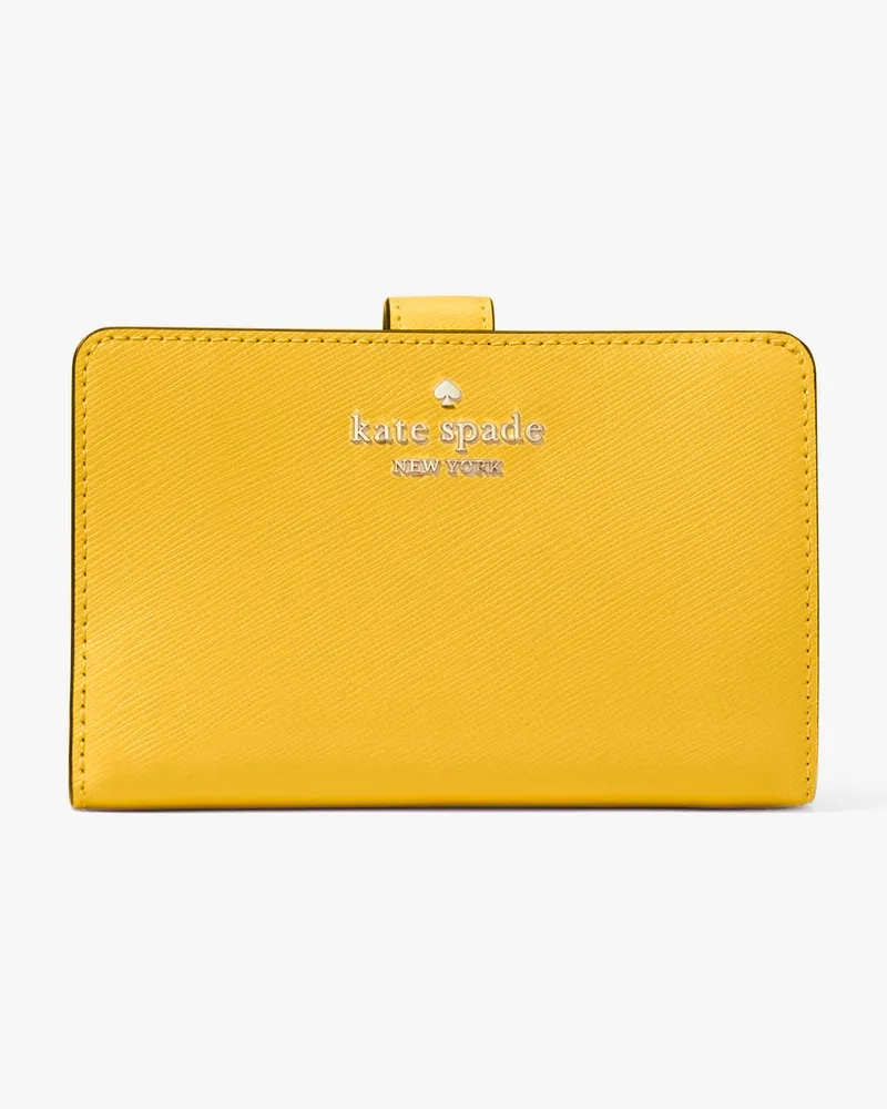 Kate Spade Madison Klapp-Portemonnaie, kompakt, mittelgroß Daffodil