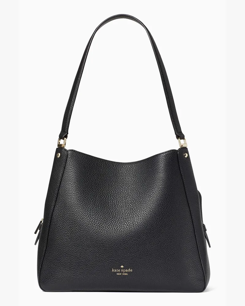 Kate Spade Leila Schultertasche Mit Drei Fächern, Mittelgroß Black
