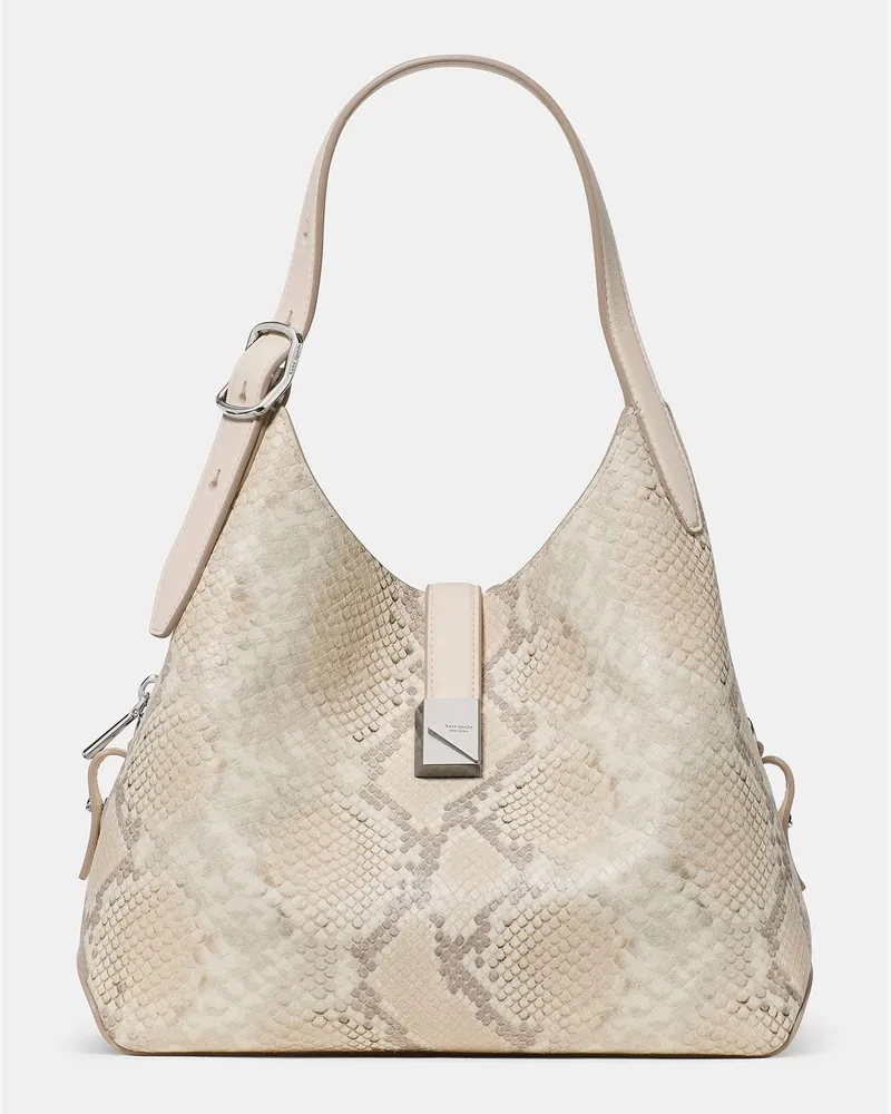 Kate Spade Kate Spade Deco Snake Prägung Crossbody-Tote für Frauen in Neutrales Mehrfarbig | Leder Neutrales