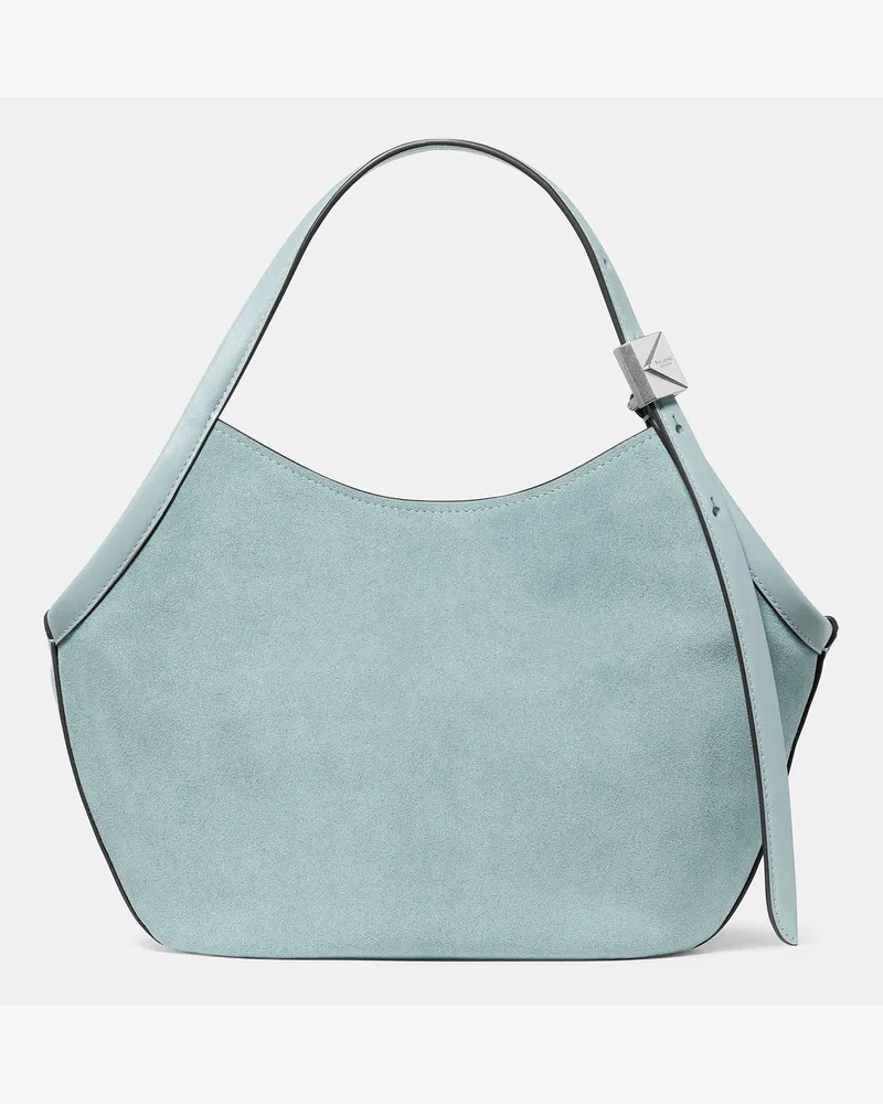 Kate Spade Kate Spade Deco Suede Kleine Tulpen-Tote für Frauen in Meerblau | Wildleder Meerblau