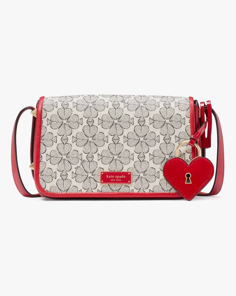 Kate Spade Liv Spade Flower Kleine Umhängetasche Aus Beschichtetem Leinen Mit Umschlag Multicolor