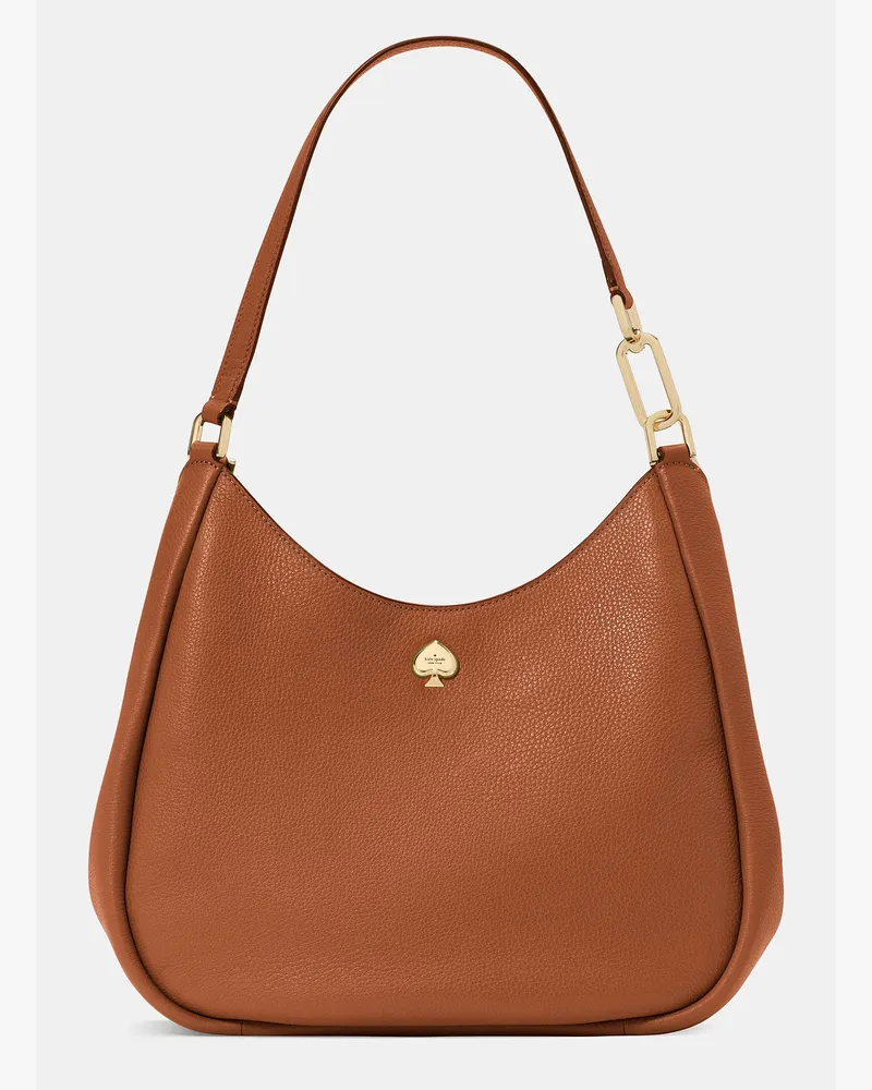 Kate Spade Kate Spade Kayla Große Schultertasche Mit Dreiteiligem Fach für Frauen in Warmes Lebkuchenbraun | Leder Warmes