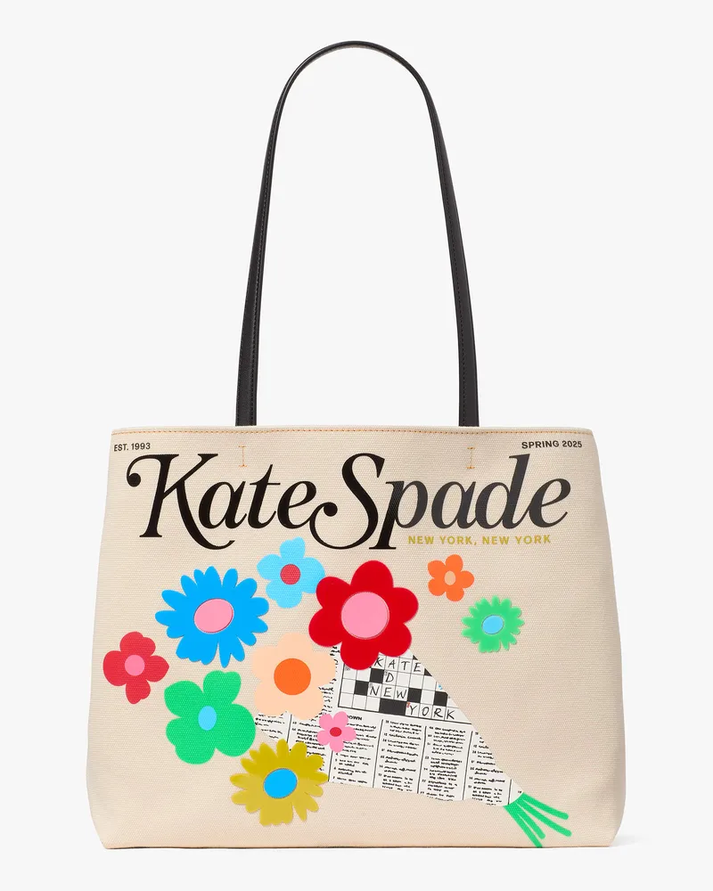 Kate Spade Kate Spade Fresh Picks Tote Bag für Frauen in Mehrfarbig | Stoff Mehrfarbig