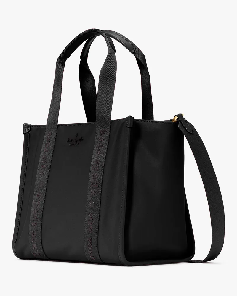 Kate Spade Kip Tote Bag Aus Nylon, Klein Black