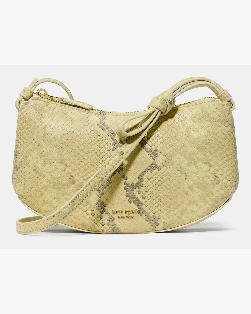 Kate Spade Loop Umhängetasche Mit Schlangenprägung Pale