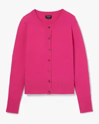 Kate Spade Cardigan aus Kaschmir mit Rundhalsausschnitt Rhododendron