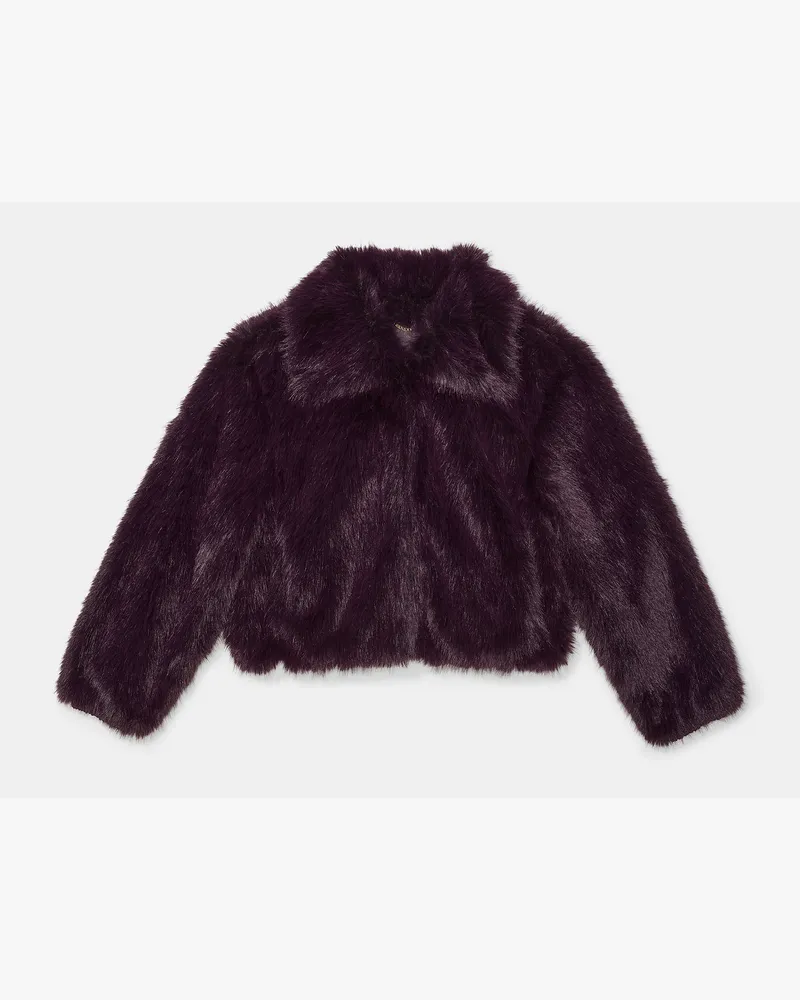 Kate Spade Kate Spade Jacke Aus Kunstfell für Frauen in Tiefes Aubergine, Größe Kunstpelz Tiefes