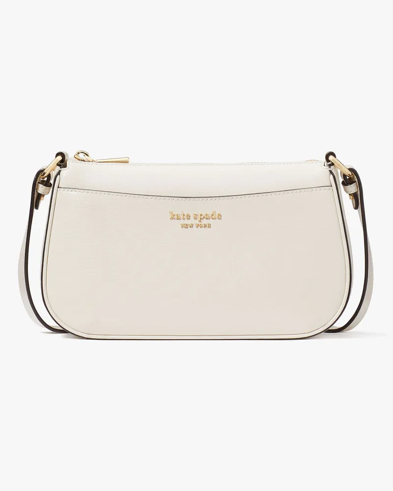 Kate Spade Bleecker Umhängetasche, Klein Parchment
