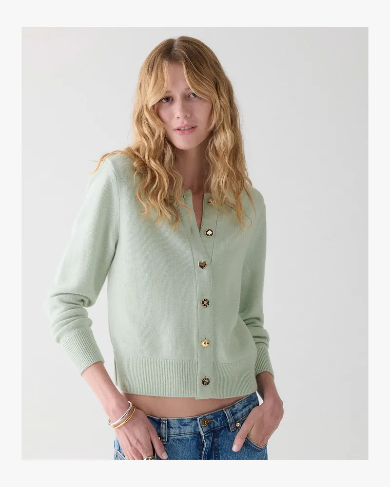 Kate Spade Novelty Nell Cardigan Mit Knöpfen Green