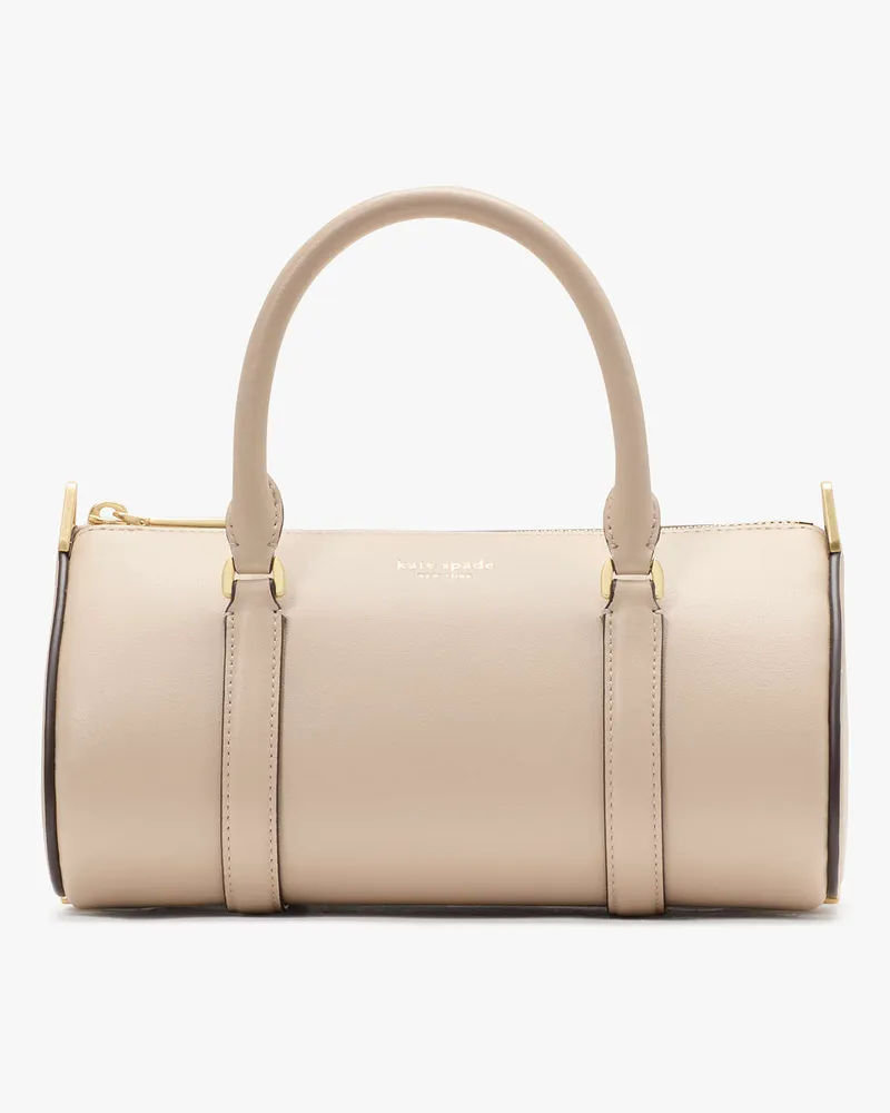 Kate Spade Kleine Legendäre Tasche Mit Spaten-Symbol Und Fassmotiv Milk