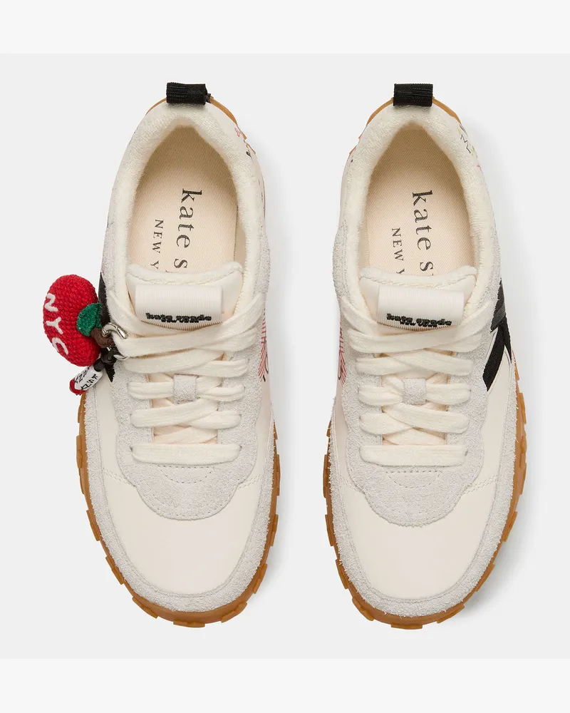 Kate Spade Kate Spade K As In Kate Runner für Frauen in Creme Mehrfarbig, Größe Leder Creme