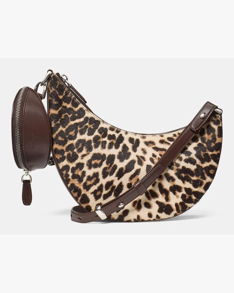 Kate Spade Duo Leopard Umhängetasche In Ponyfelloptik Multicolor