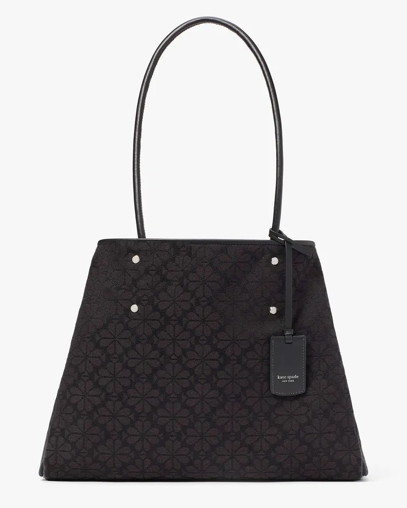 Kate Spade Spade Flower Everything Tote Bag Aus Jacquard, Groß Black