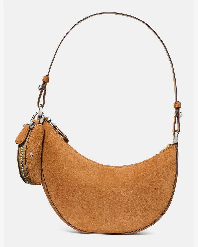 Kate Spade Duo Mini-Schultertasche Aus Wildleder Garden
