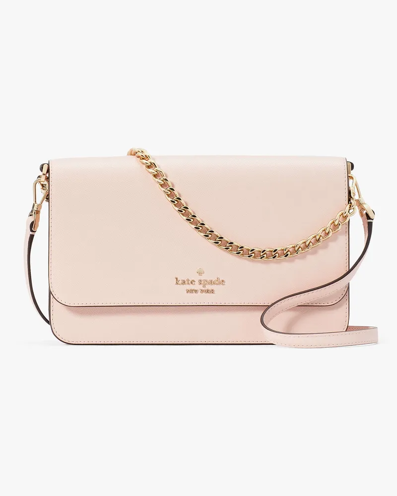 Kate Spade Madison Umhängetasche Mit Umschlag Aus Weide, Wandelbar, Mittelgroß Conch