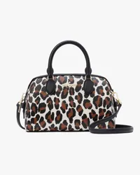 Kate Spade Madison Spotted Leopard Reise-Umhängetasche Cream