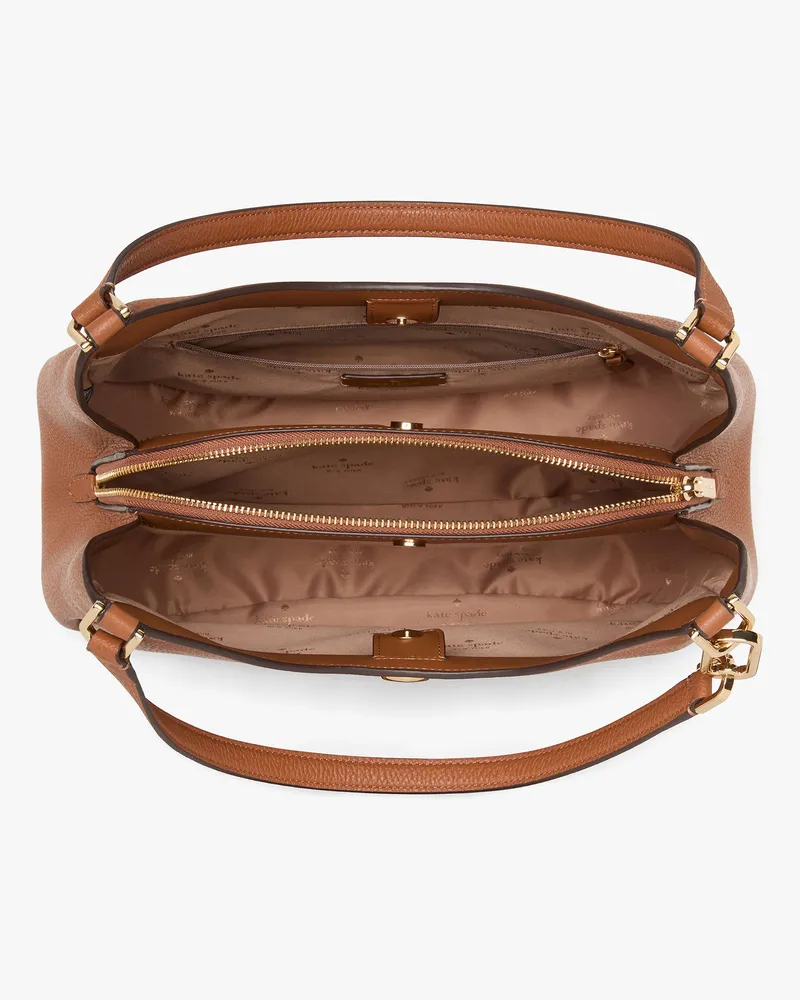 Kate Spade Kayla Große Schultertasche Mit Dreiteiligem Fach Warm