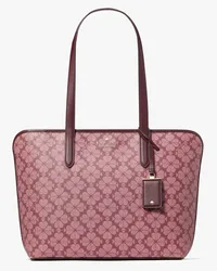 Kate Spade Spade Flower Tote Bag aus Pvc Grenache