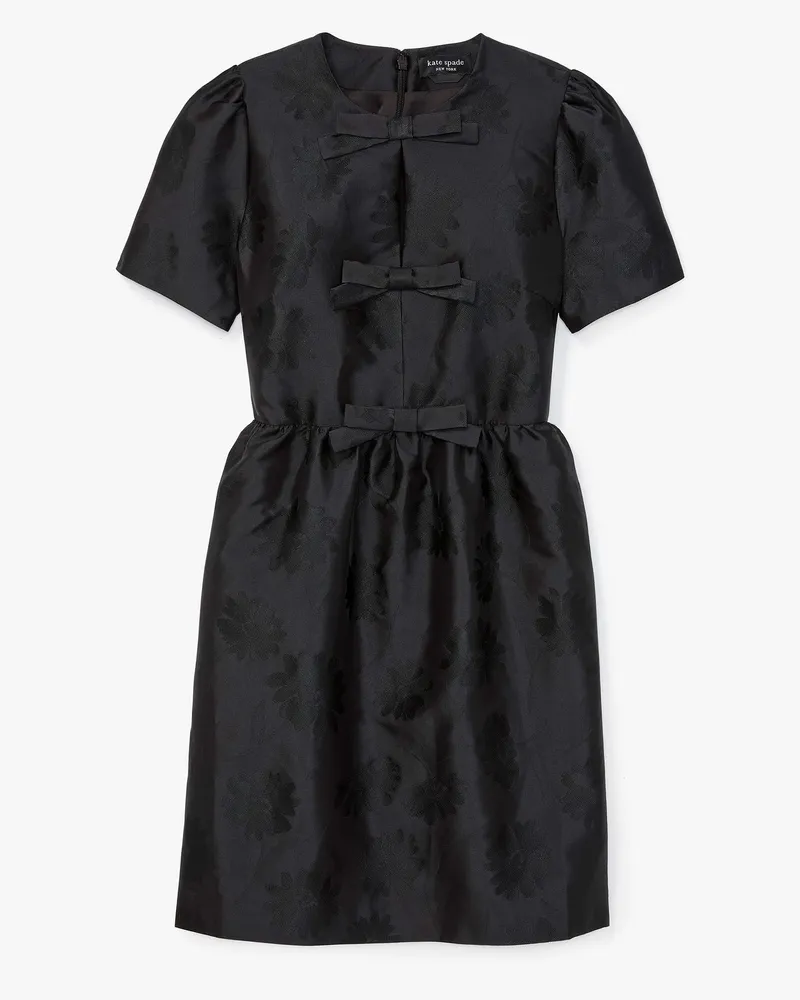 Kate Spade Spring Bouquet Kleid Mit Schleife Black