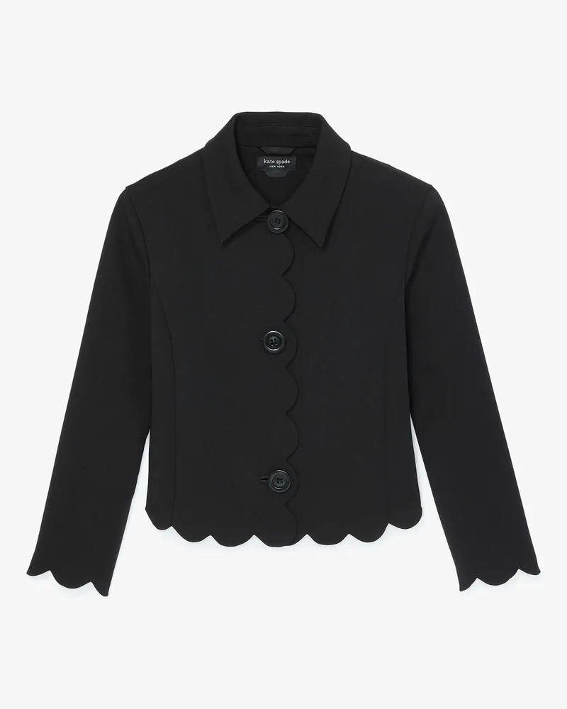 Kate Spade Jacke Mit Muschelrand Black