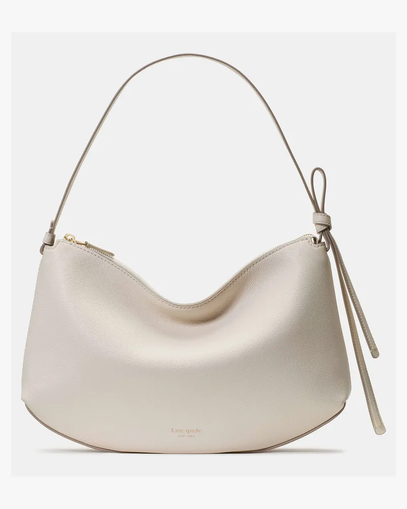 Kate Spade Kate Spade Loop Schultertasche, Groß für Frauen in Cashew-Milchweiß | Leder Cashew-milchweiß