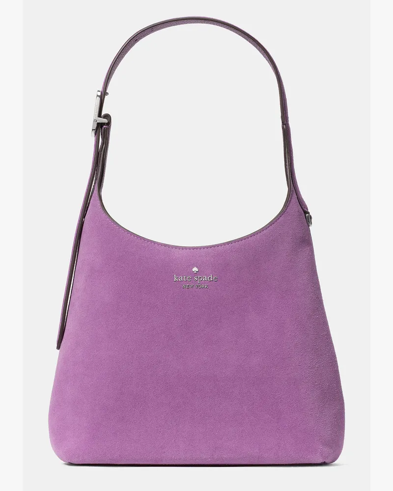 Kate Spade Kate Spade 454 Schultertasche Aus Wildleder, Klein für Frauen in Blauregen | Wildleder Blauregen