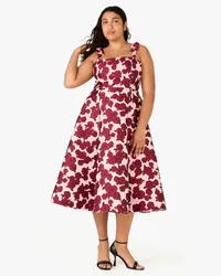 Kate Spade Rosy Florets Kleid aus Brokat Light