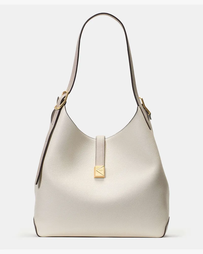 Kate Spade Kate Spade Knott Schultertasche In Blockfarben, Groß für Frauen in Cashew-Milch Mehrfarbig | Leder Cashew-milch