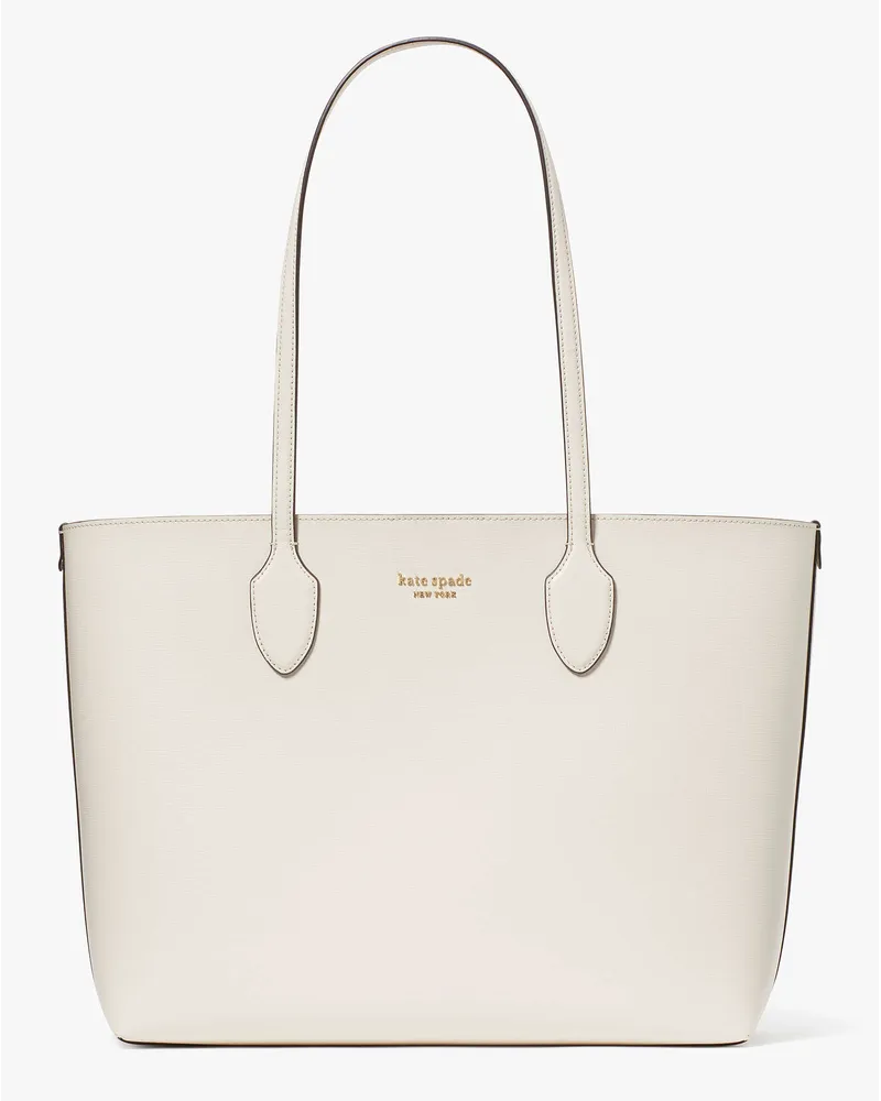 Kate Spade Bleecker Tote Bag, groß Parchment